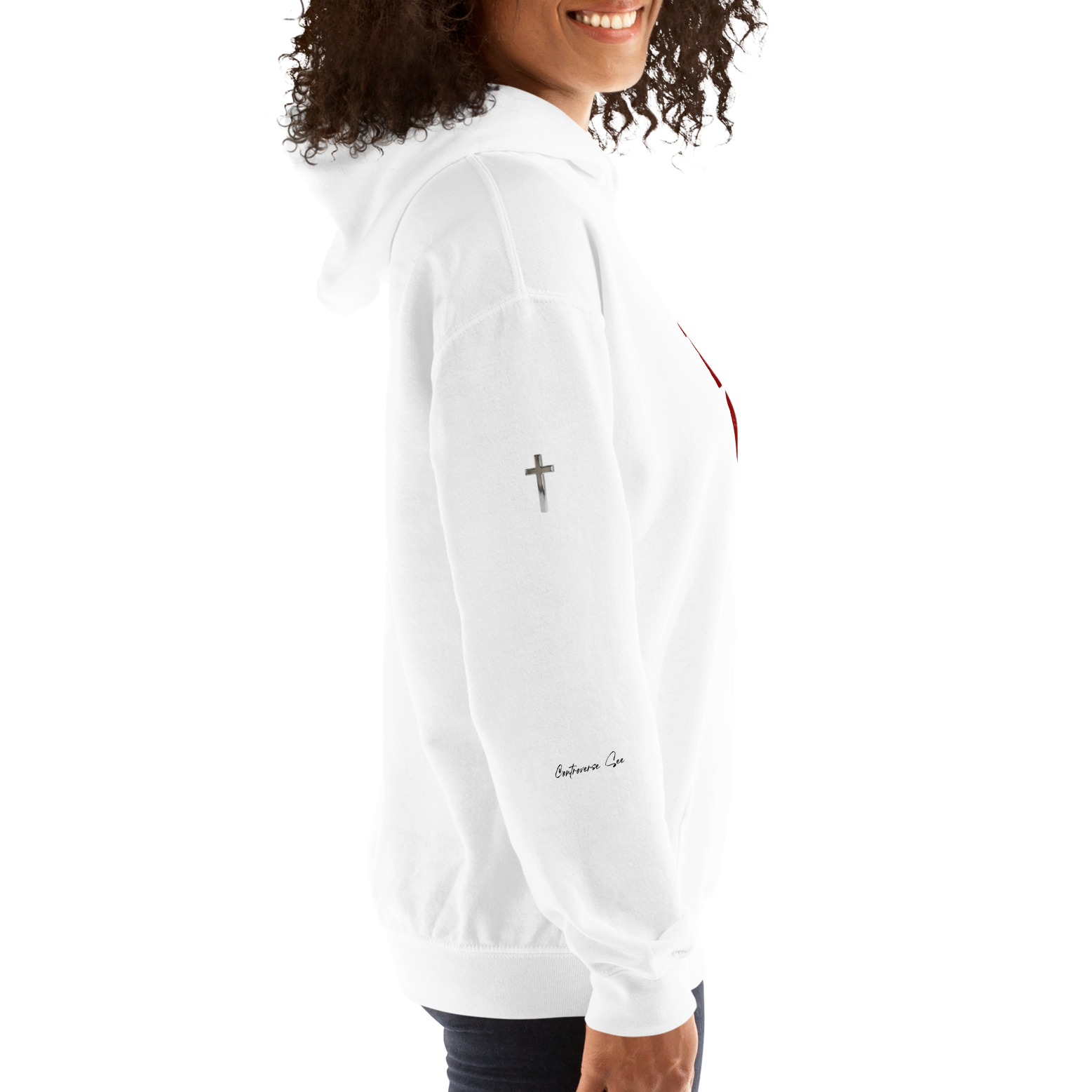 Faithful Praise and Glory Trust in God Chrome Cross & Crown Unisex Hoodie (S-2X) 4 COLORS