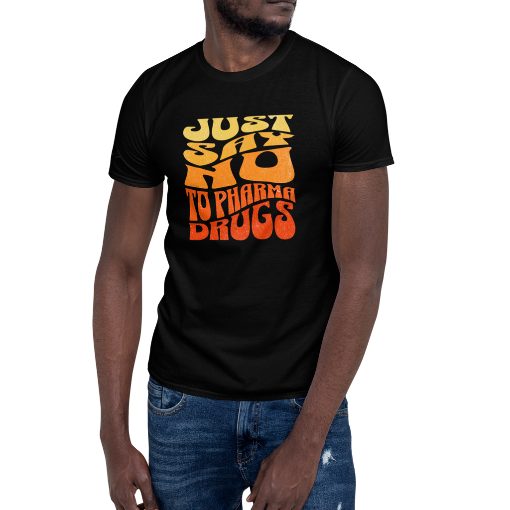 Colorfully Groovy Generation Just-Say-No Knows Unisex T-shirt (S-2X) 4 colors