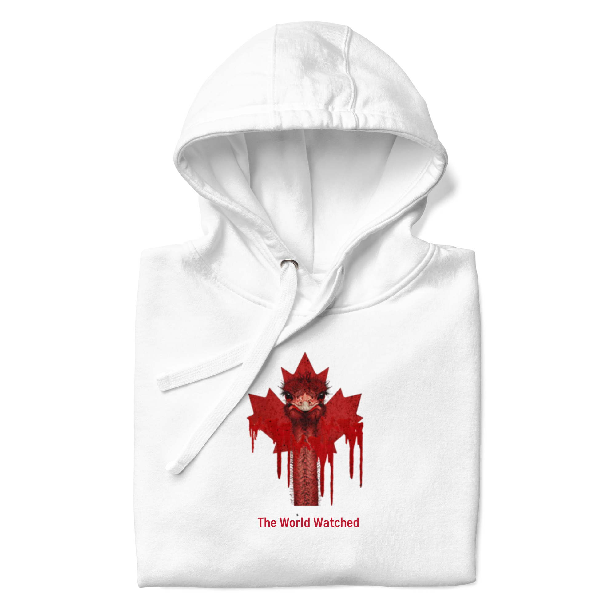 Canada Ostrich Farm Remembrance Flag Hoodie for charity (3 color options) S-2X