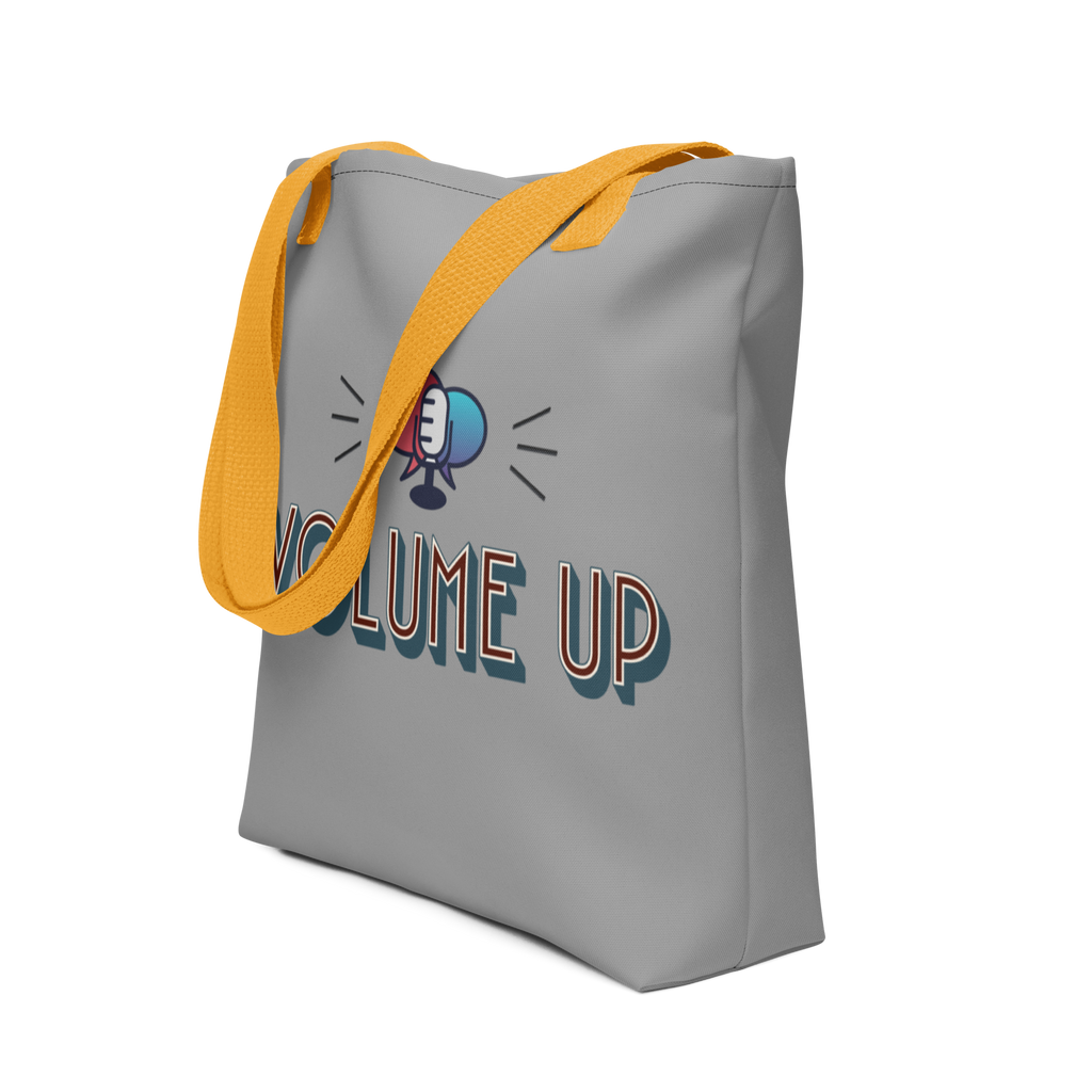 Retro, Vibrant, and Empowering Signature VOLUME UP All-Ages Tote Bag - 2 COLORS