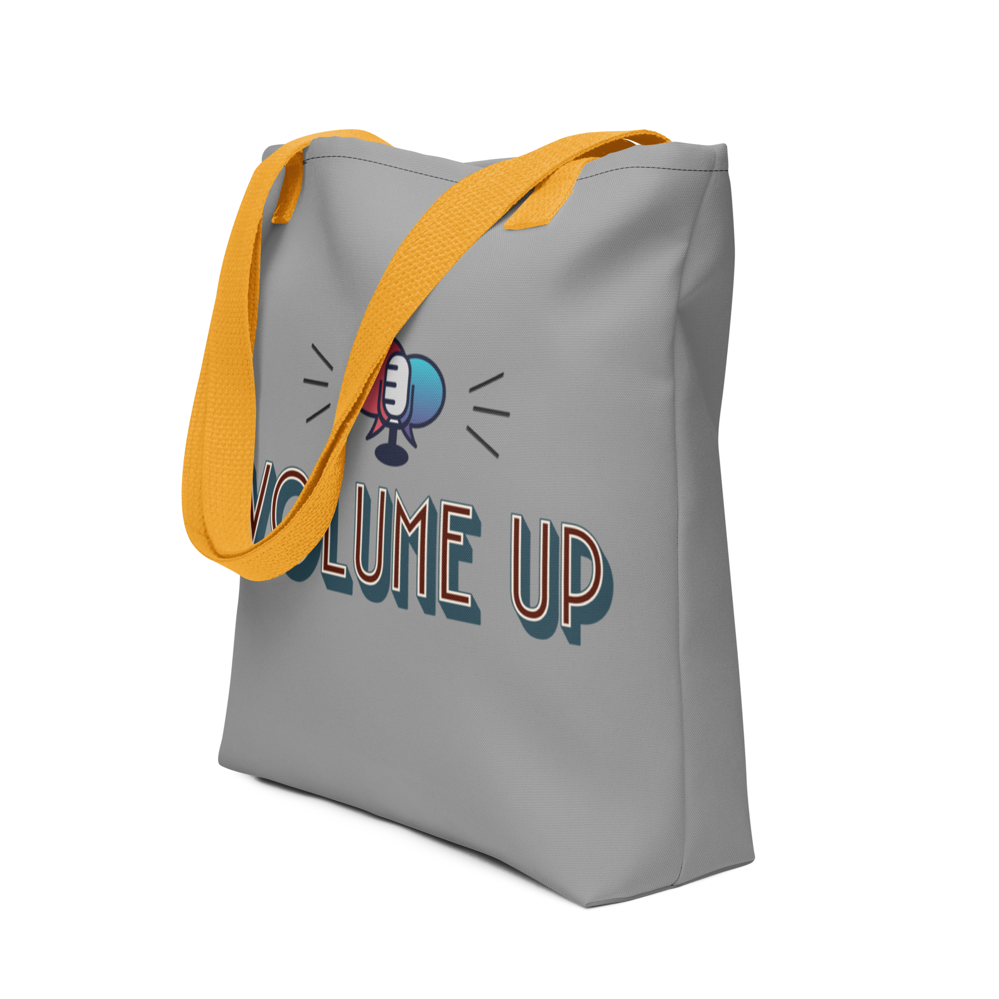 Retro, Vibrant, and Empowering Signature VOLUME UP All-Ages Tote Bag - 2 COLORS