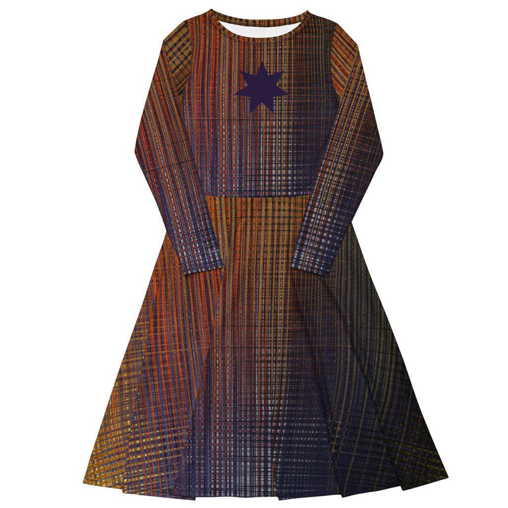 Stars on Fire Midi Pocket Dress