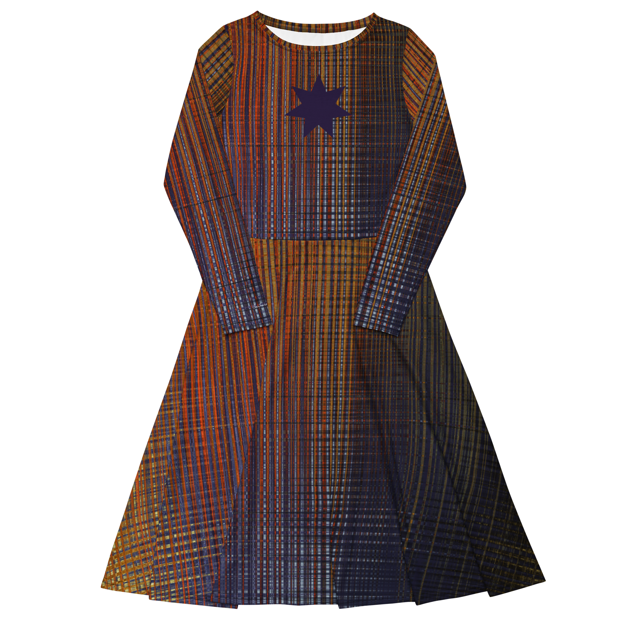 Stars on Fire Midi Pocket Dress