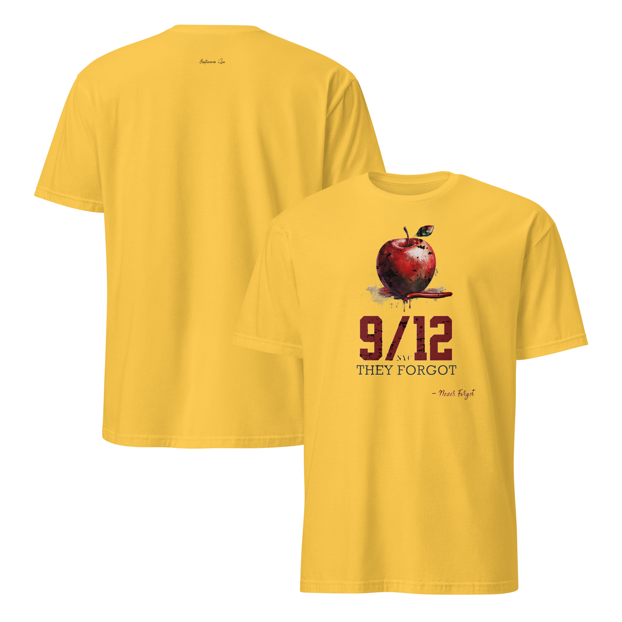 Powerful NYC 9/11 Remembrance or Forget Soft-Style Unisex T-Shirt (S - 2X) 5 Colors