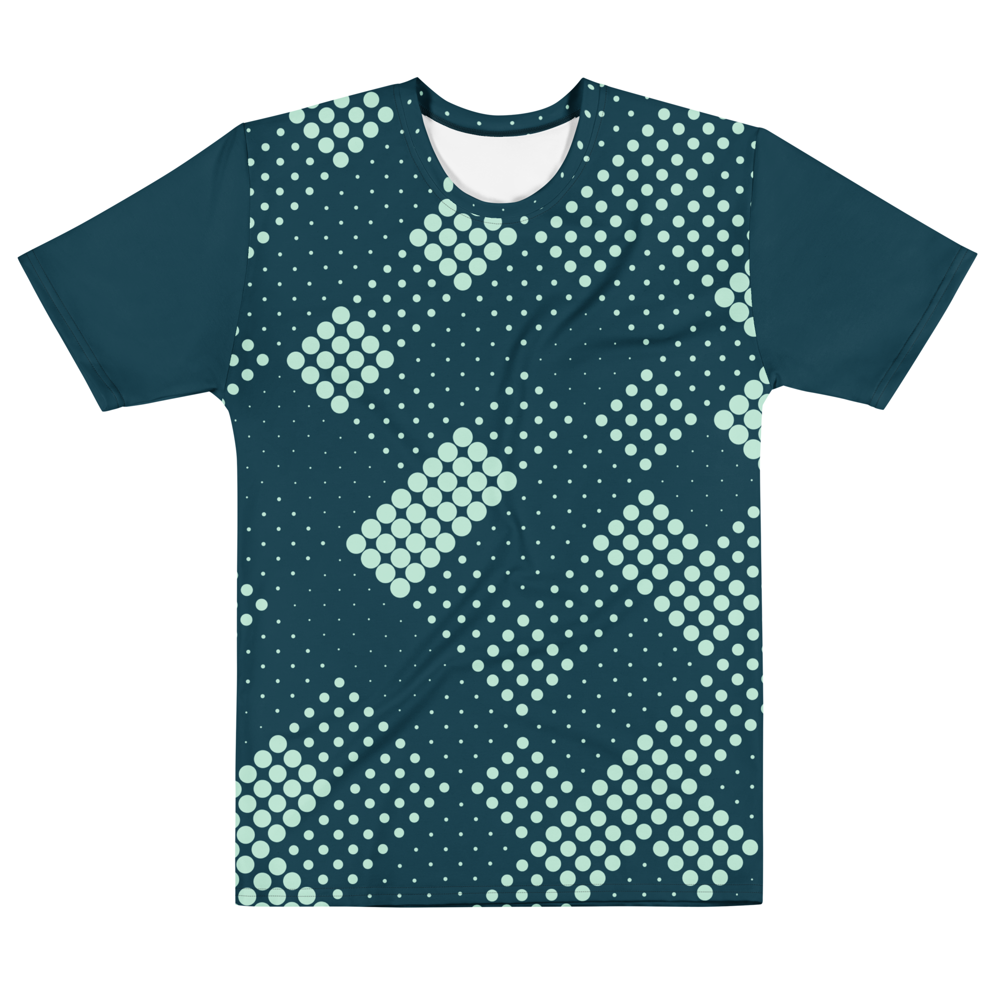 Digitally Energized Deep Sea Zoid Geometric Print Men's T-Shirt (S-2X)