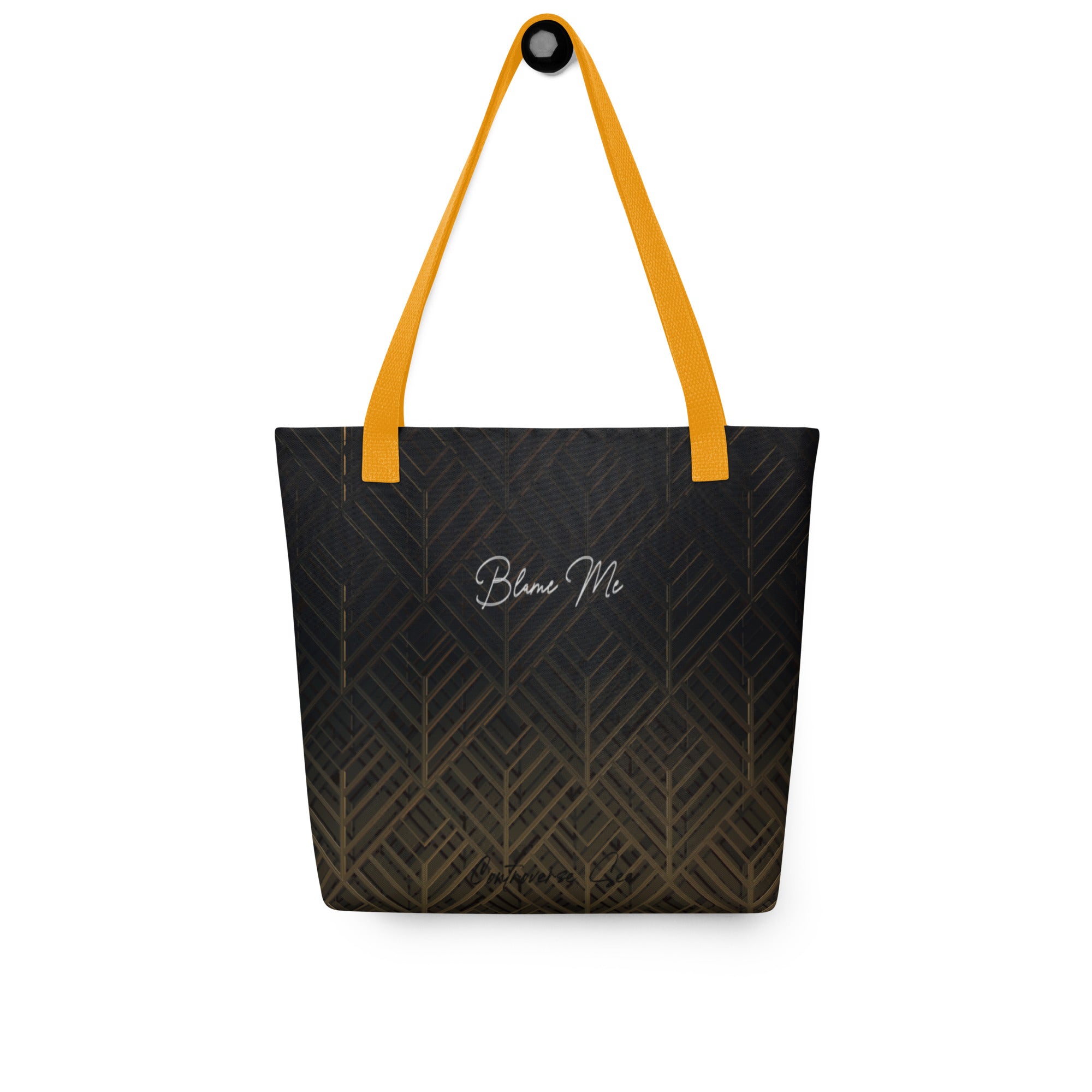 Blame Me Tote Bag (2 handle color options)