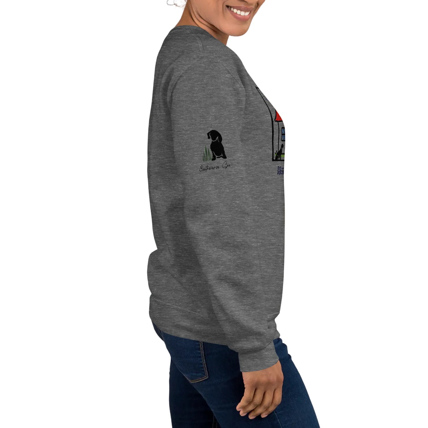 Positively Sweet & Encouraging BUY THE HOUSE Homebuyer, Homeowner, Seller-Realtor Unisex Sweatshirt (S-2X) 3 COLORS
