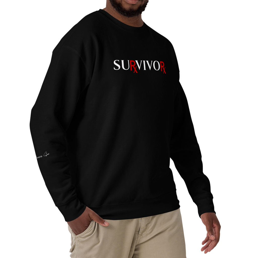STRONG, BRAVE, and COURAGEOUS BIG PHARMA SURVIVOR Unisex Sweatshirt (S-2X) 5 COLORS