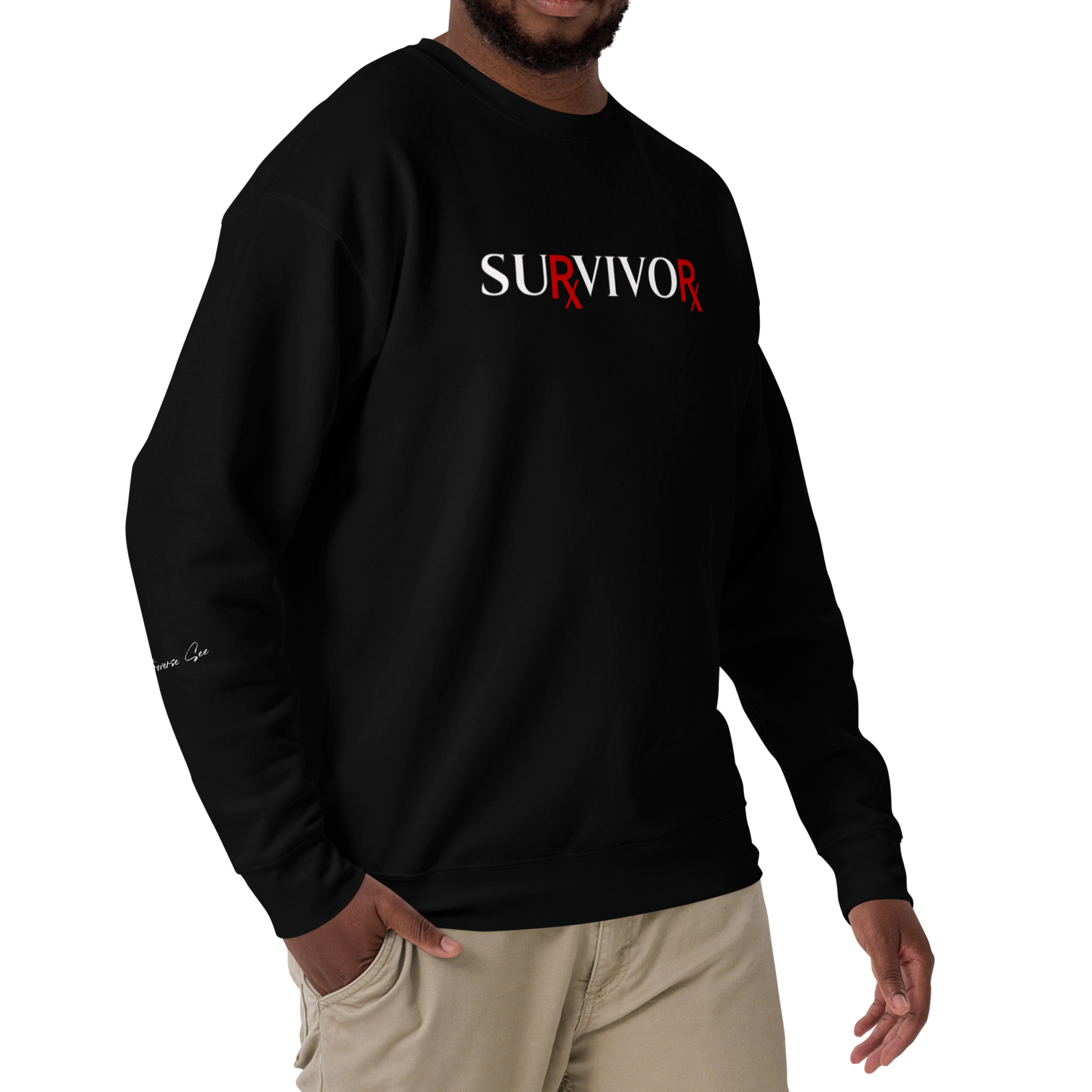 STRONG, BRAVE, and COURAGEOUS BIG PHARMA SURVIVOR Unisex Sweatshirt (S-2X) 5 COLORS