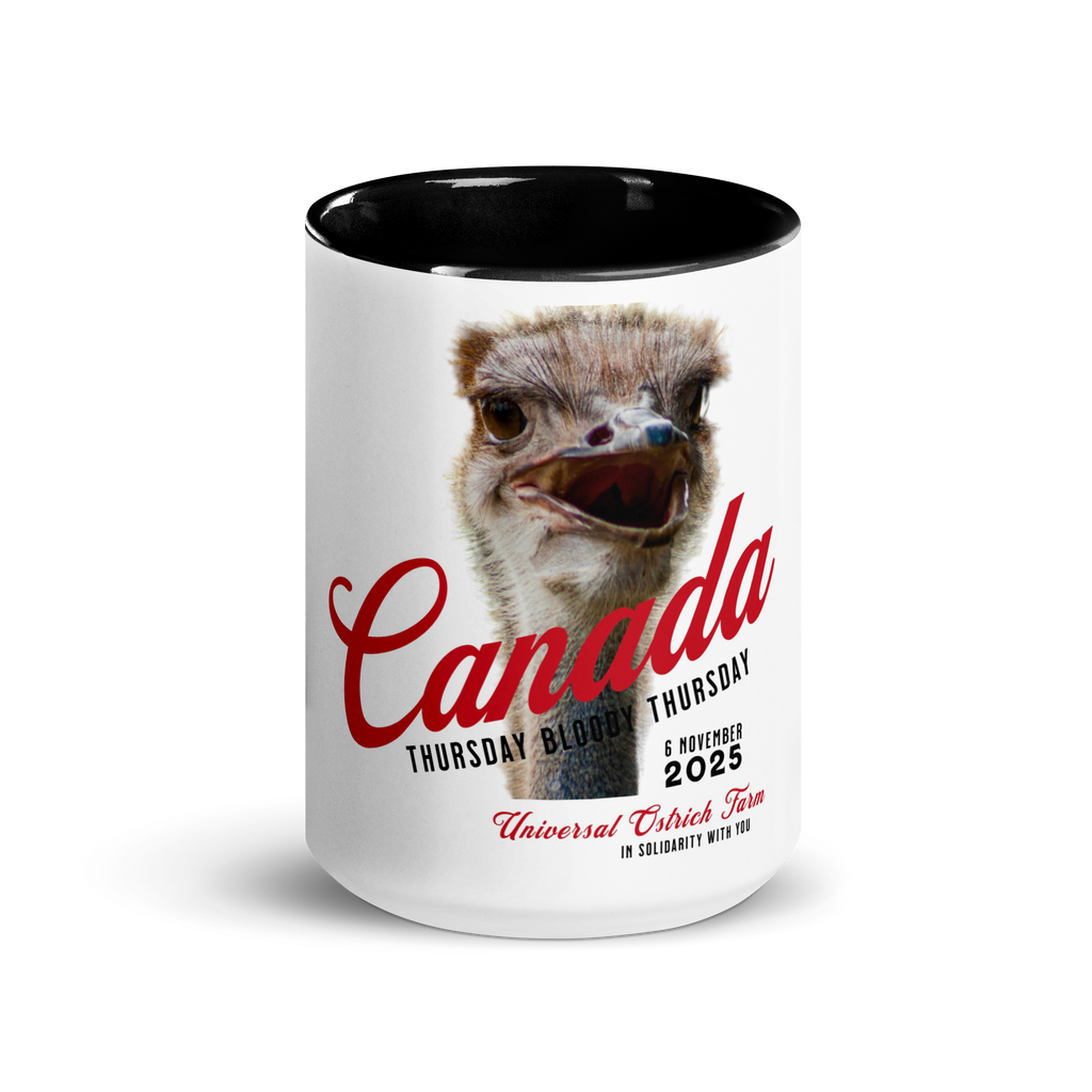Canada Ostrich Farm Remembrance Mug for charity (15 oz)