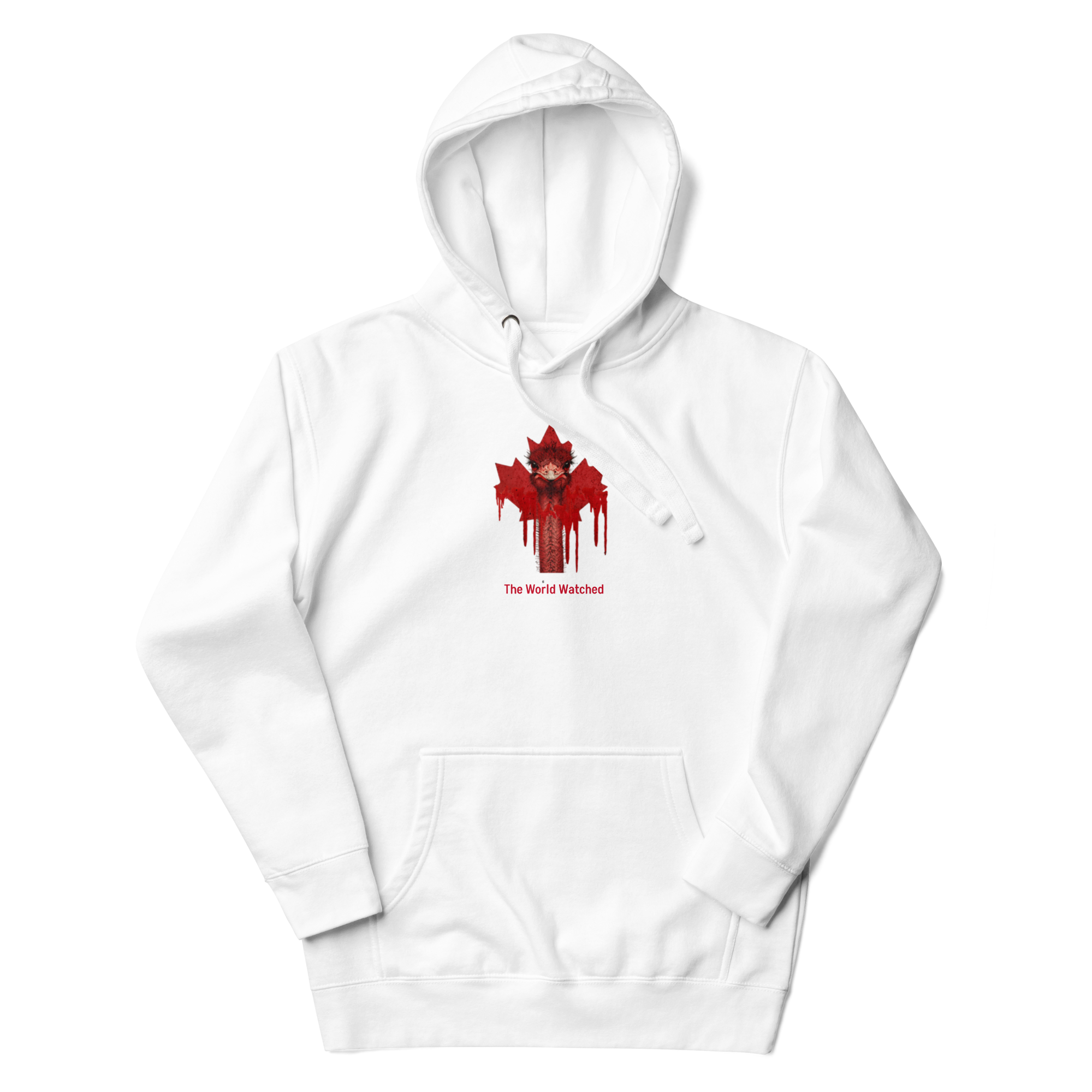 Canada Ostrich Farm Remembrance Flag Hoodie for charity (3 color options) S-2X