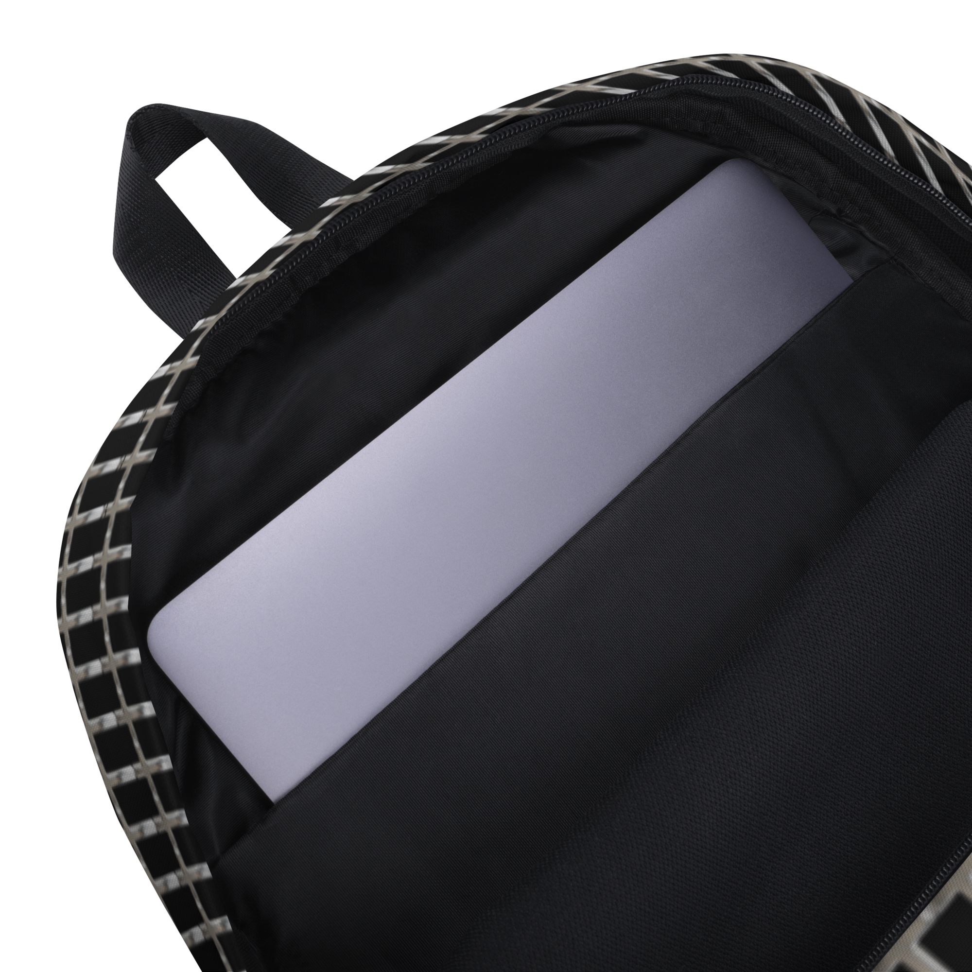 Faithful Prayer, Glory, and Worship Chrome Cross Praise God Medium Backpack Bag