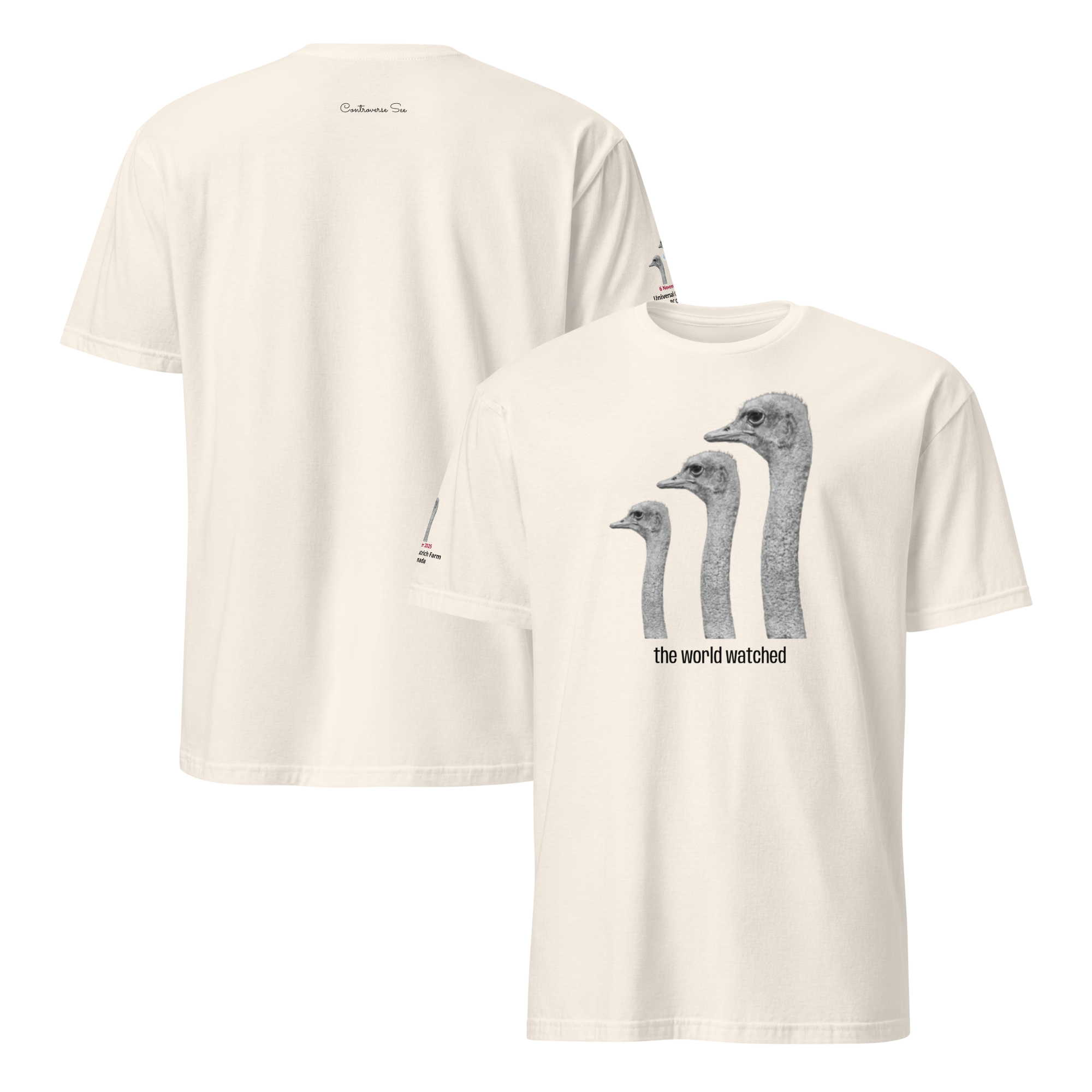 Canada Ostrich Farm Remembrance T-Shirt for Charity (4 color options) S-2X