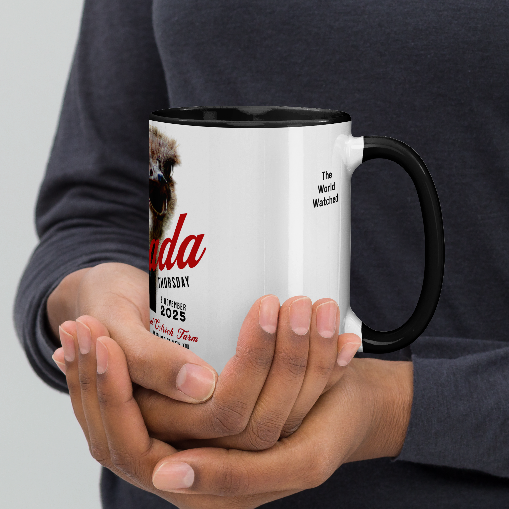 Canada Ostrich Farm Remembrance Mug for charity (15 oz)