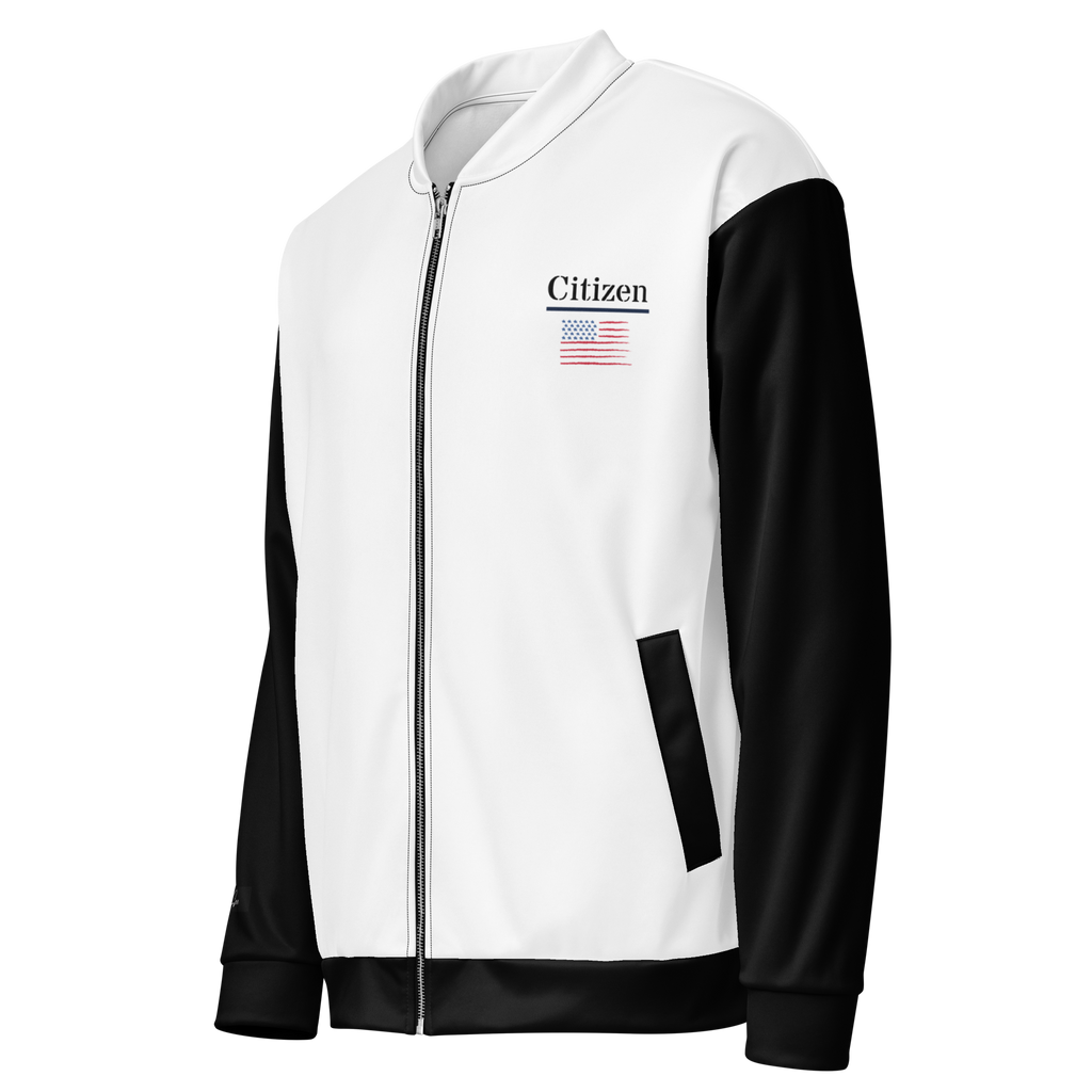 Uniting All Americans! Patriotic 1776 USA 250 Proud American Citizen Unisex Bomber Jacket (XS-3X)