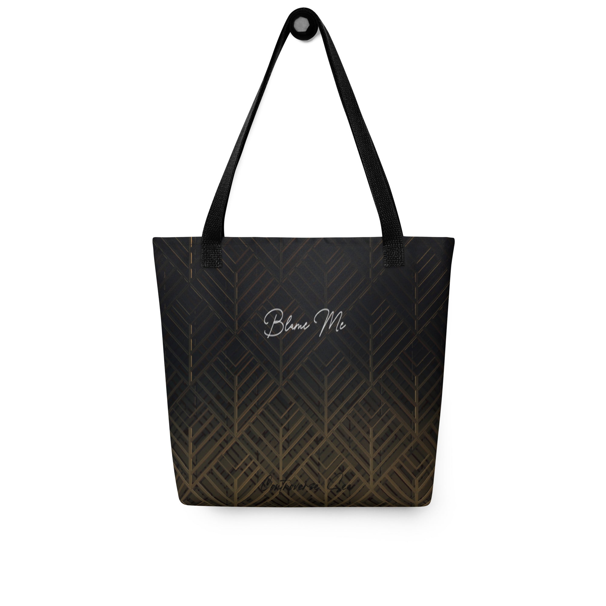 Blame Me Tote Bag (2 handle color options)