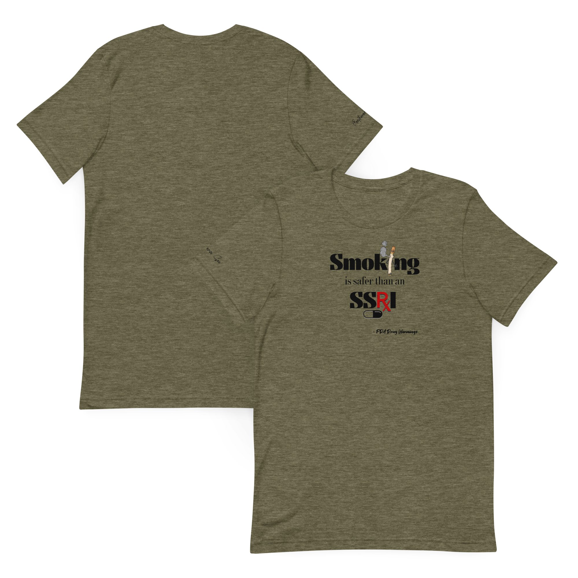 Provocative & Revealing Big Tobacco vs Big Pharma Premium Unisex T-Shirt (S-2x) 3 Colors