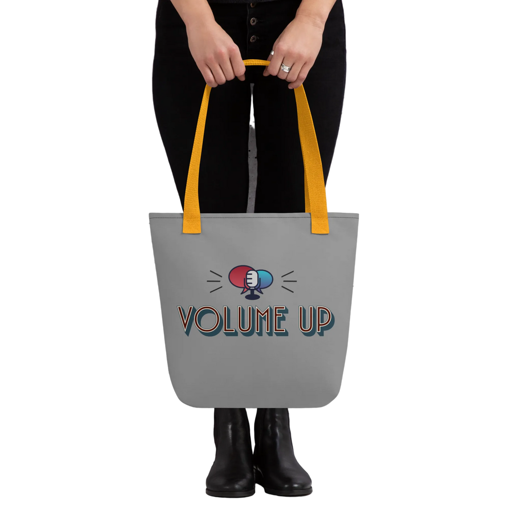 Retro, Vibrant, and Empowering Signature VOLUME UP All-Ages Tote Bag - 2 COLORS