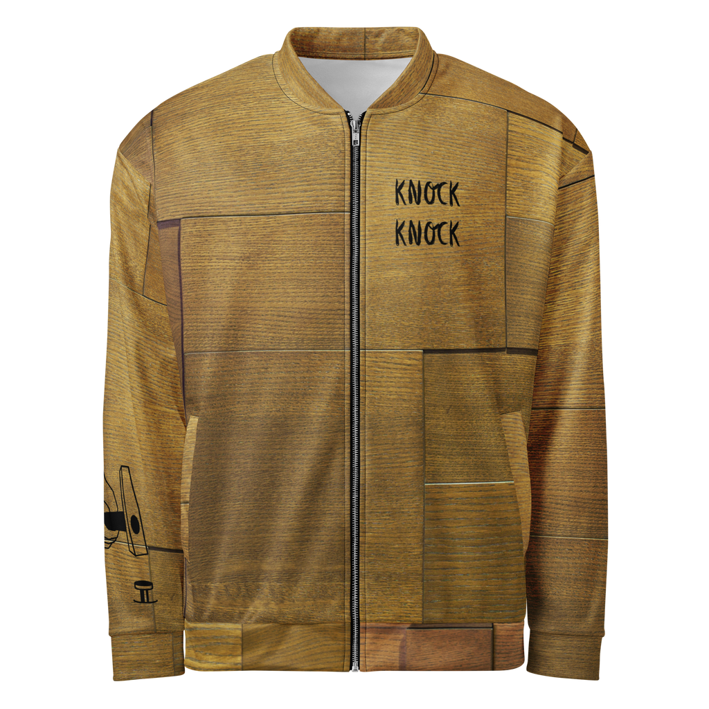 Knock On Wood Bomber Jacket (S-3X)