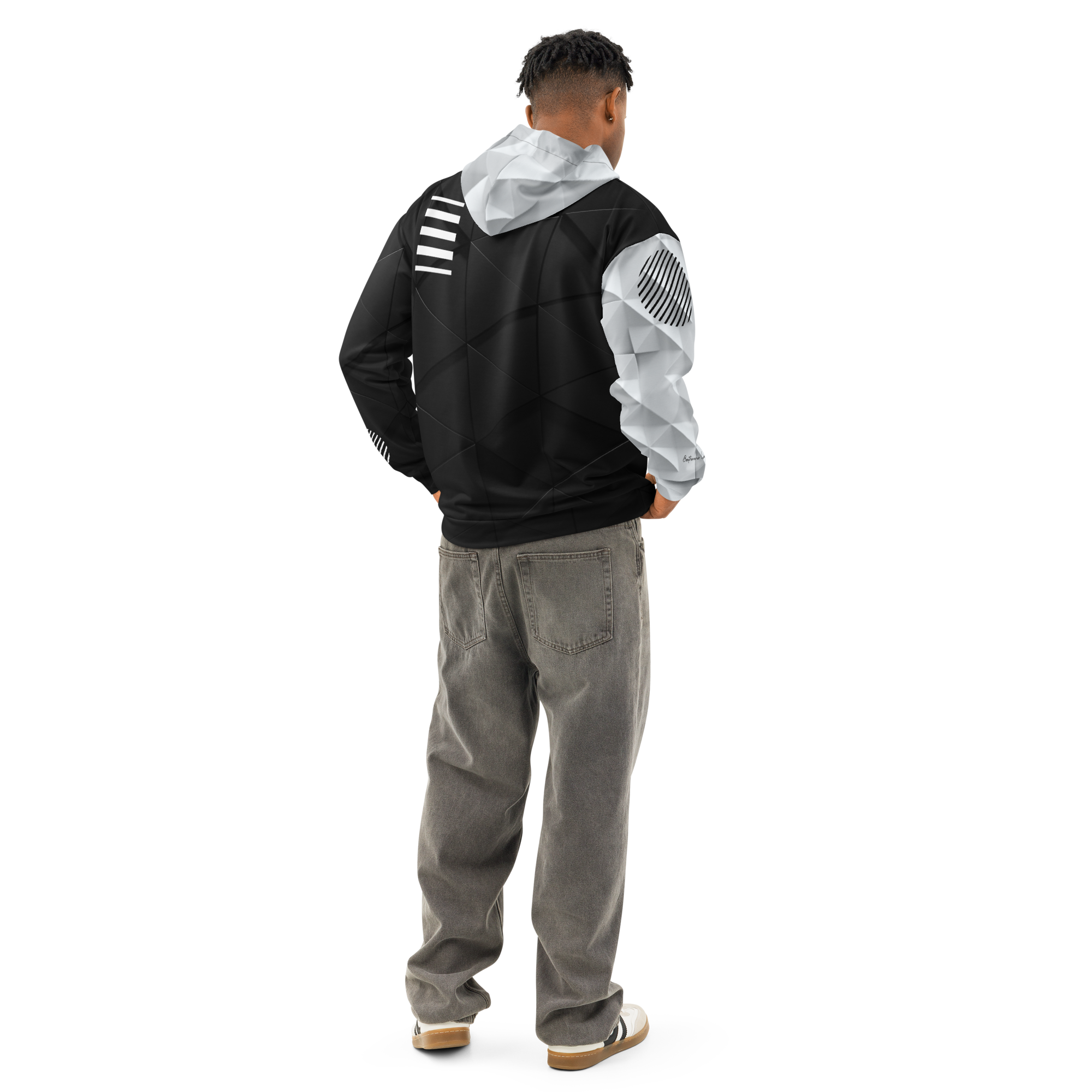 Tech in Black & White Hoodie (S-2X)