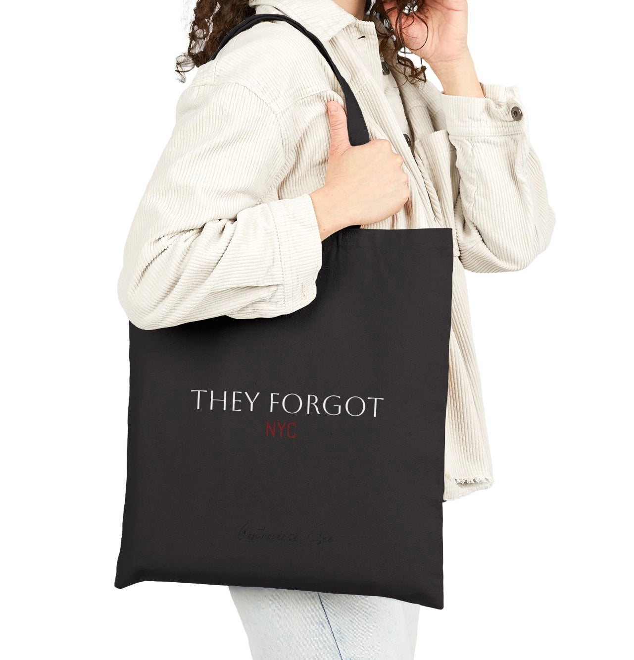 They Forgot 9/12 NYC Tote Bag (double sided print)