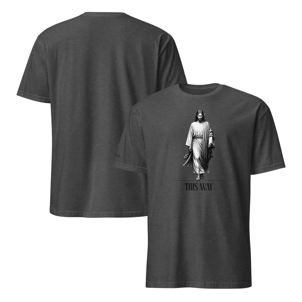 Religiously, Faithfully Following Jesus This Way Unisex T-shirt (S-2X) 3 COLORS