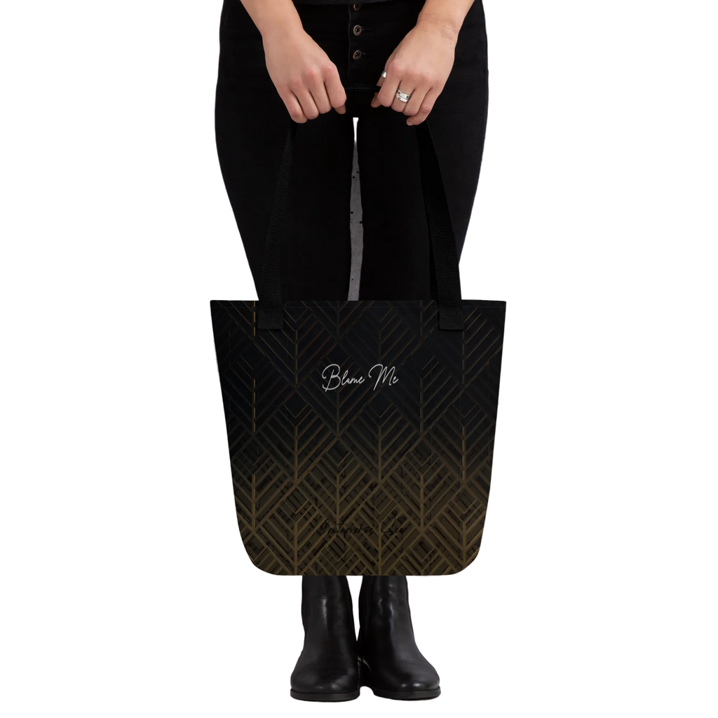 Sassy, Satirical, Adorably Angelic It's All My Fault Blame Me Tote Bag - 2 COLORS