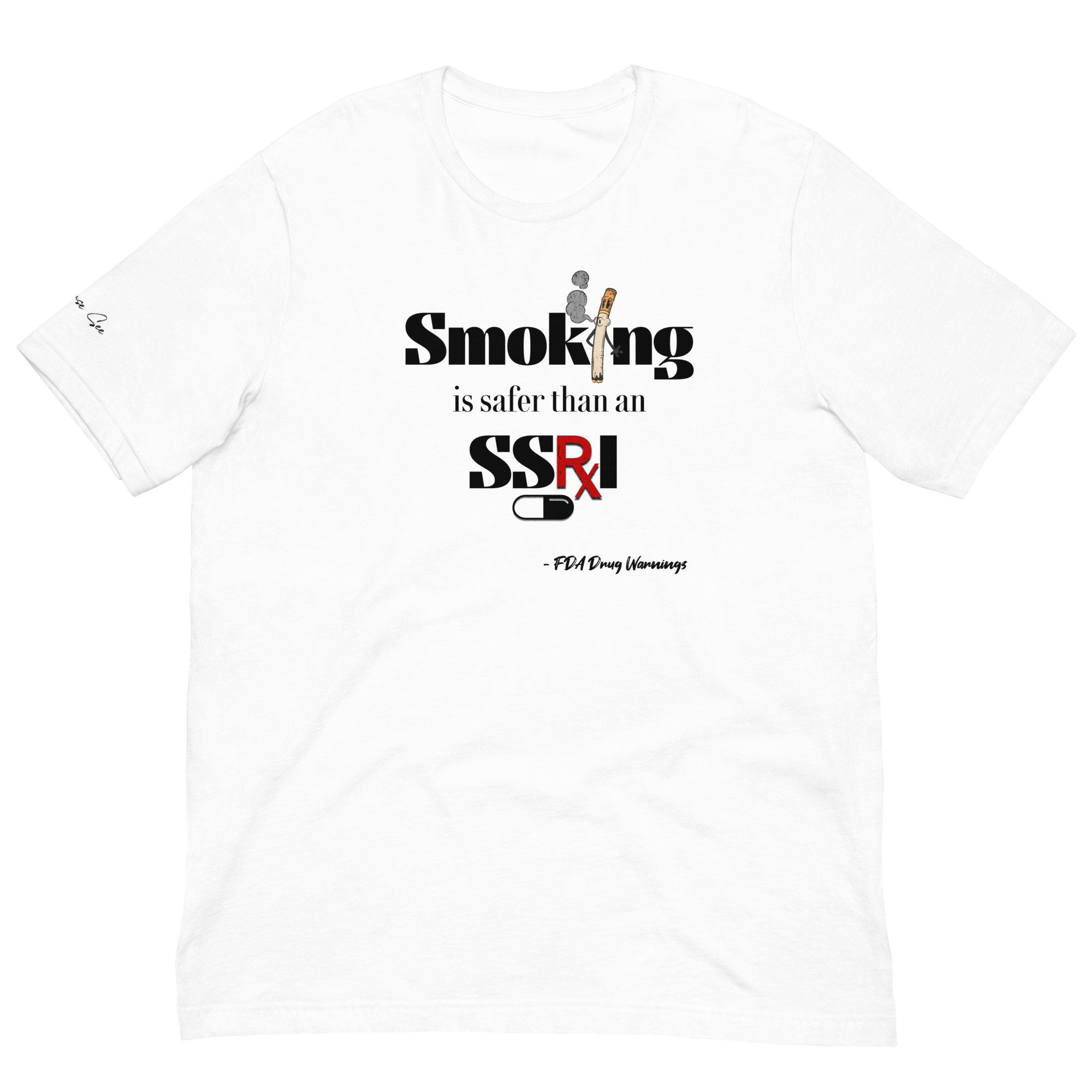 Provocative & Revealing Big Tobacco vs Big Pharma Premium Unisex T-Shirt (S-2x) 3 Colors