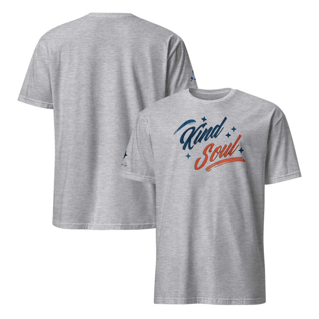 Expressively Generous, Kindhearted, Thoughtful, Considerate, and Compassionate Kind Soul Retro Unisex T-shirt (S-2X) 4 COLORS
