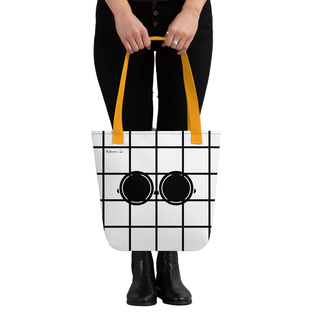 Amusingly Playful and Witty Political Parody IC/DC and Sunglasses Double Sided Graphic Tote Bag - 2 COLORS