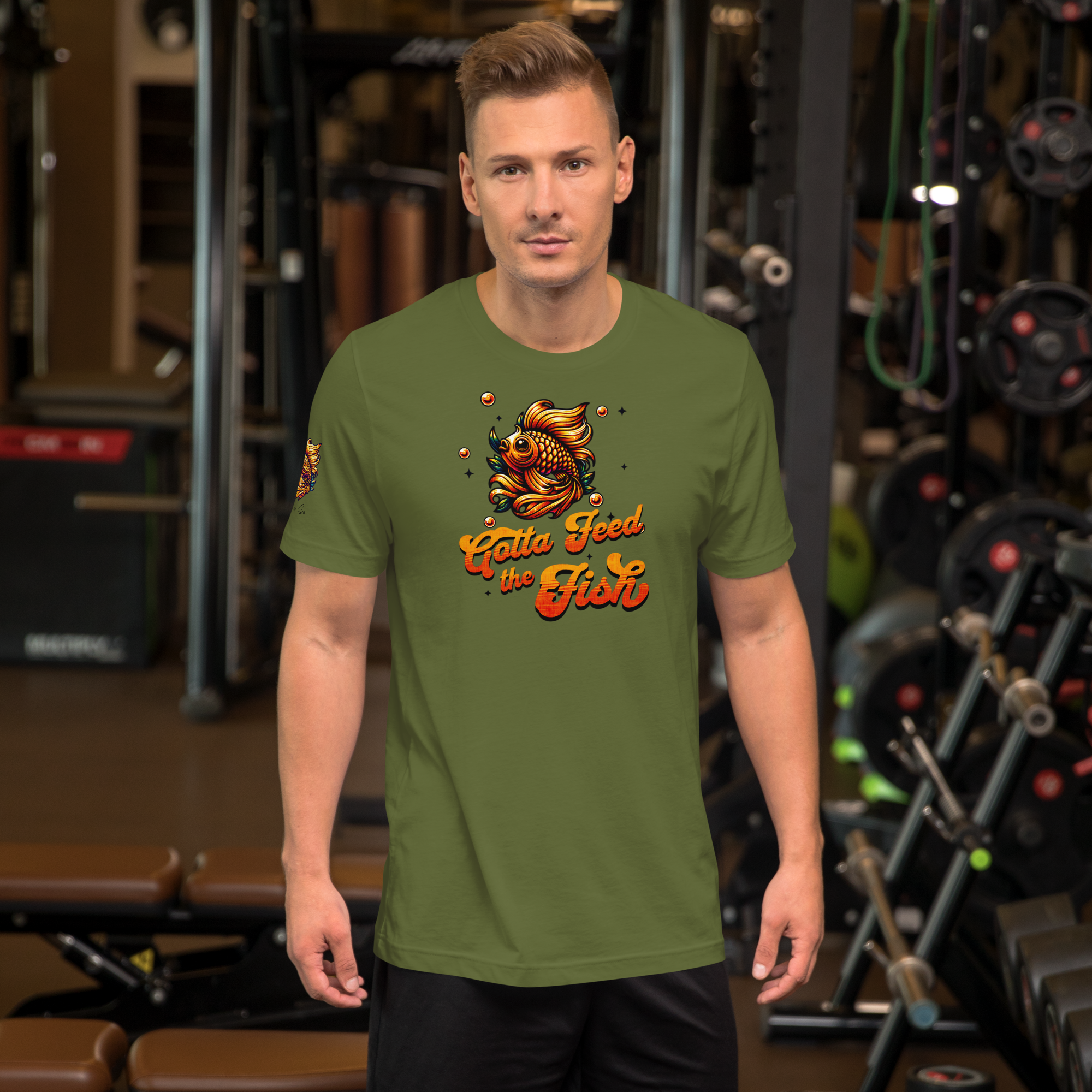 Gotta Feed the Fish T-shirt (6 color options) XS - 2X