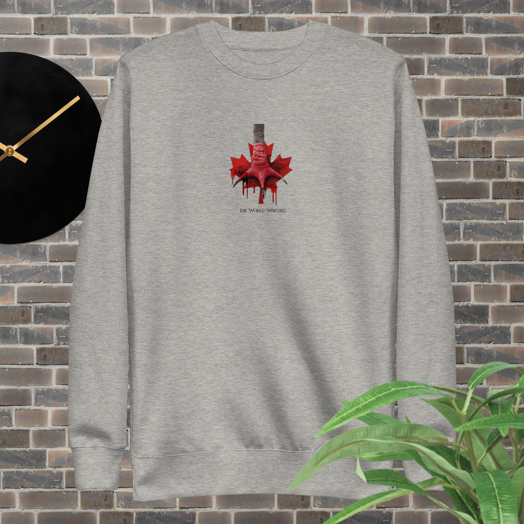 Canada Ostrich Farm Remembrance Flag & Foot Sweatshirt for charity (3 color options) S-2X