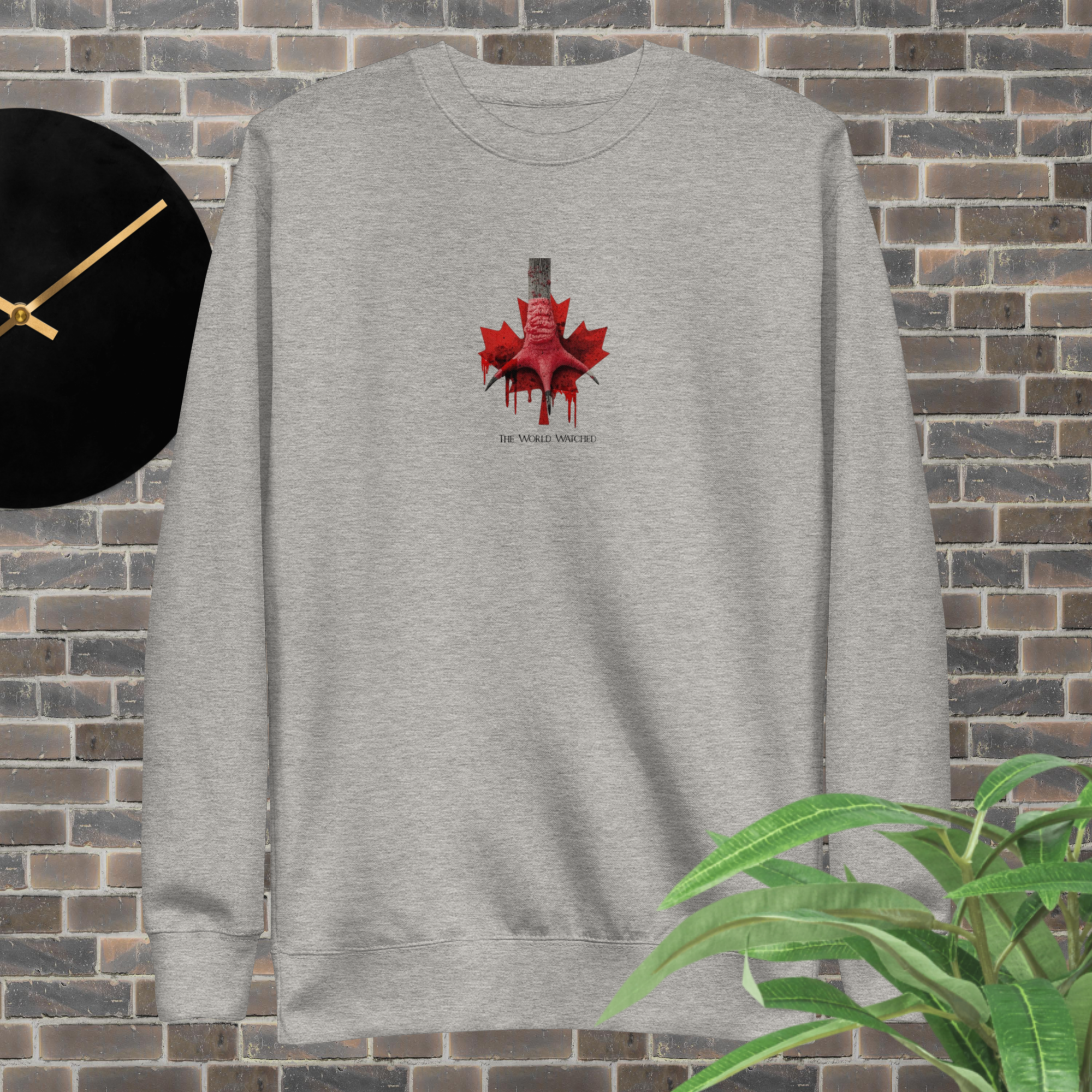 Canada Ostrich Farm Remembrance Flag & Foot Sweatshirt for charity (3 color options) S-2X