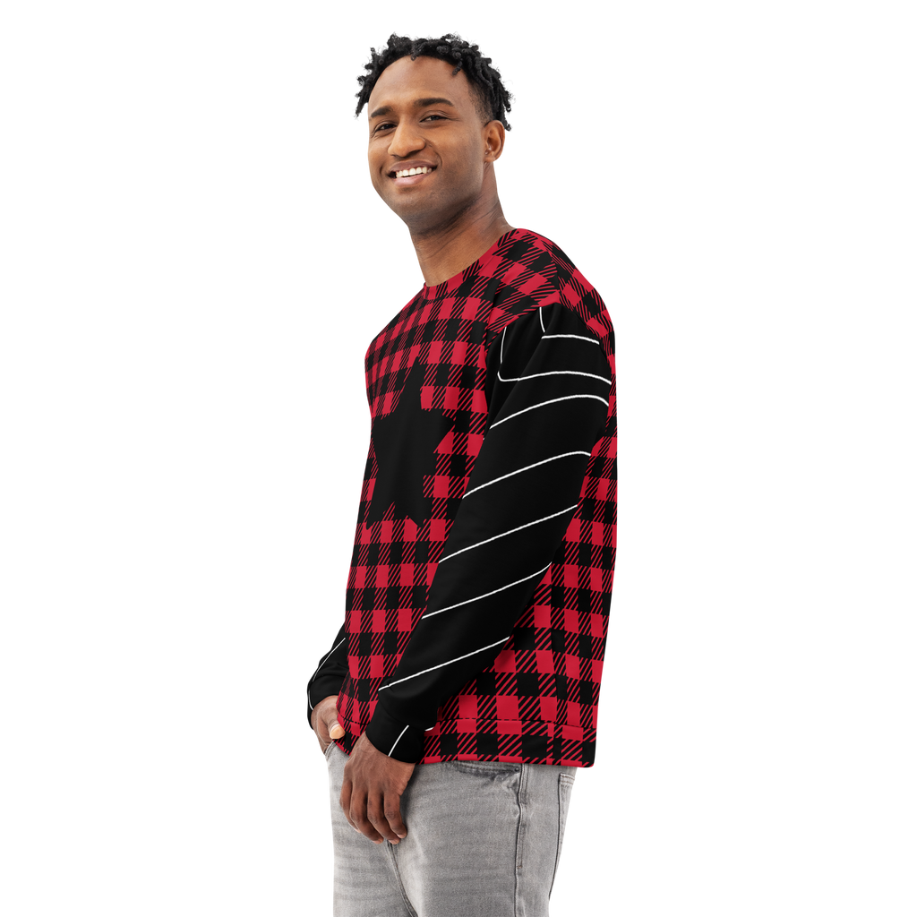 Plaid Star Sweatshirt (S-2X)
