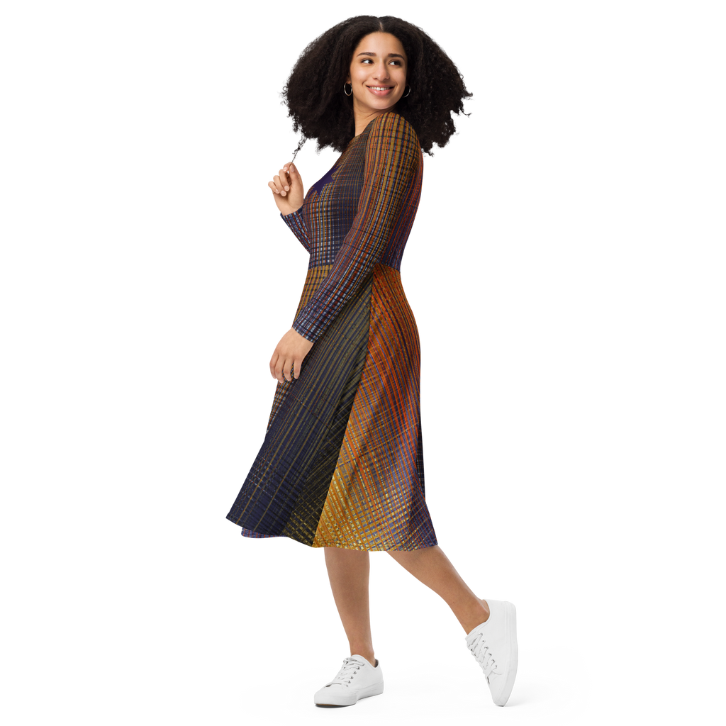 Stars on Fire Midi Pocket Dress