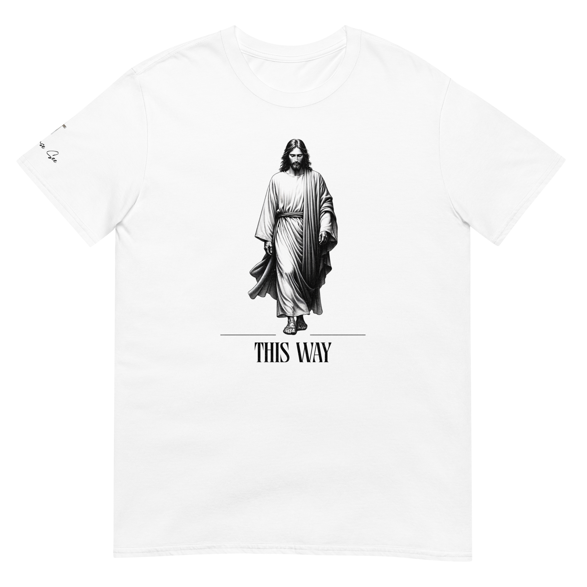 Religiously, Faithfully Following Jesus This Way Unisex T-shirt (S-2X) 3 COLORS