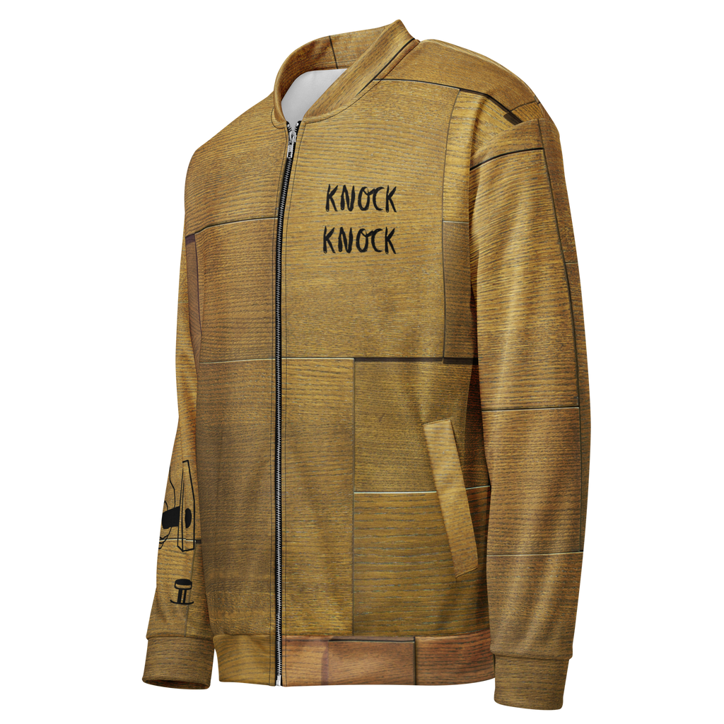 Knock On Wood Bomber Jacket (S-3X)