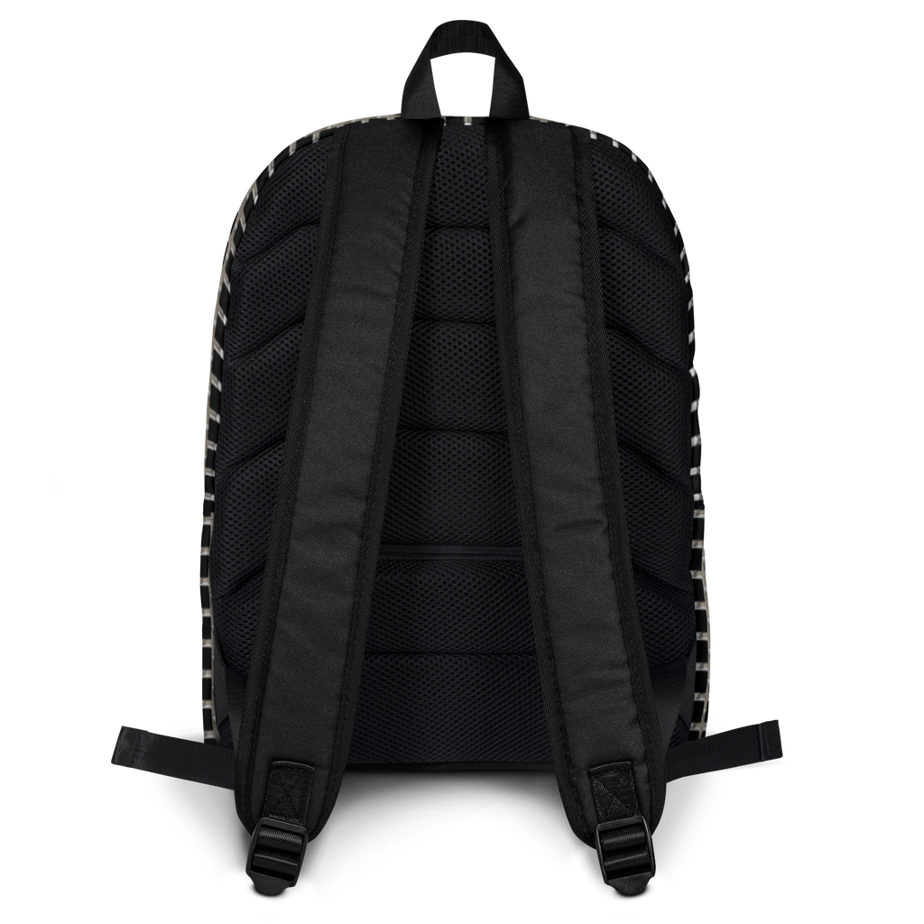 Faithful Prayer, Glory, and Worship Chrome Cross Praise God Medium Backpack Bag