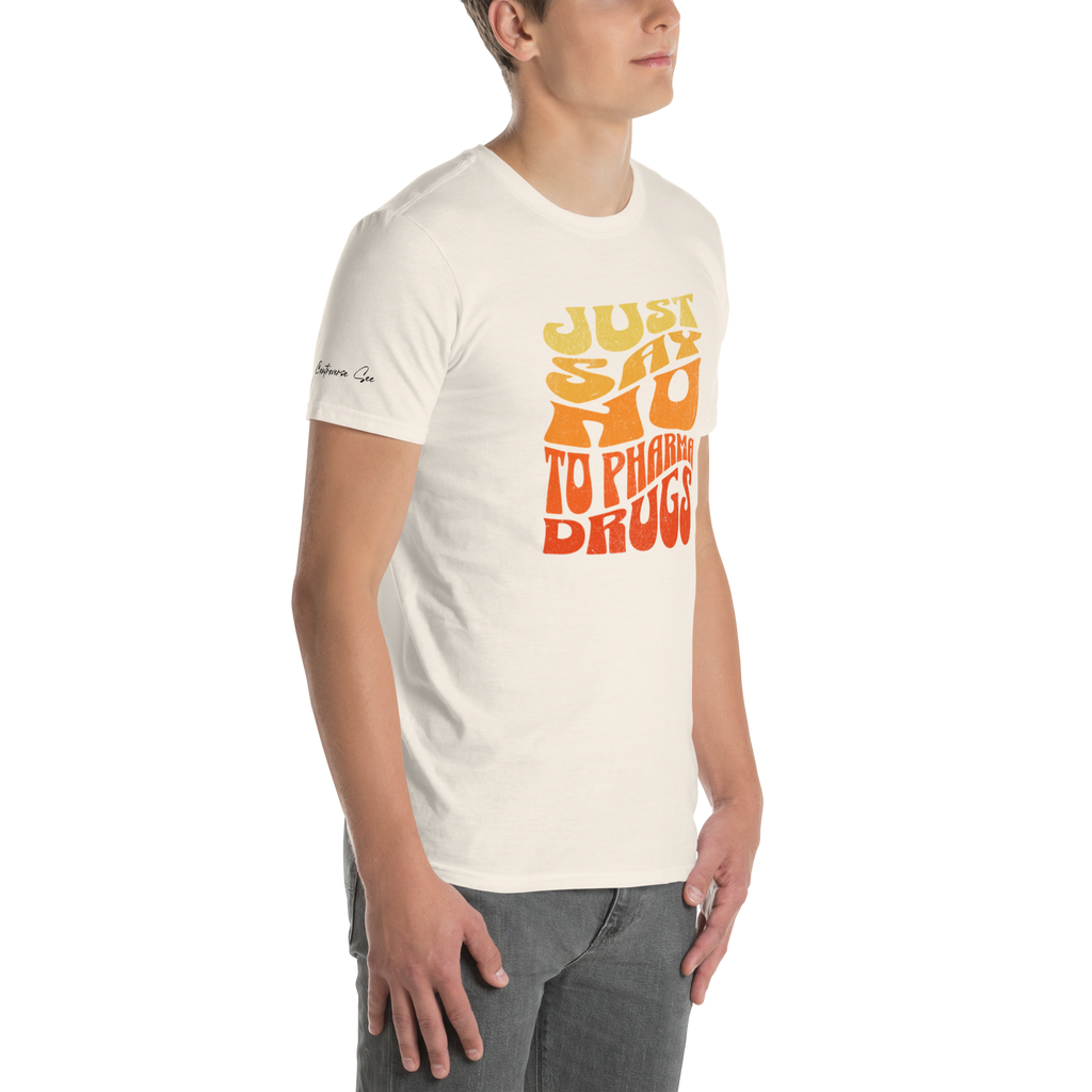 Colorfully Groovy Generation Just-Say-No Knows Unisex T-shirt (S-2X) 4 colors