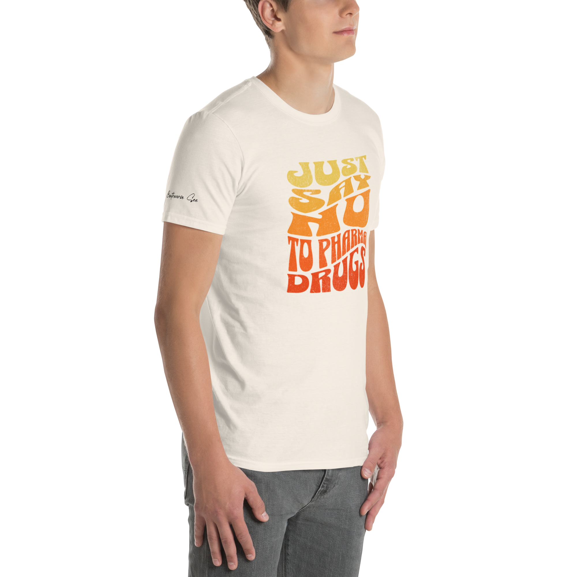 Colorfully Groovy Generation Just-Say-No Knows Unisex T-shirt (S-2X) 4 colors
