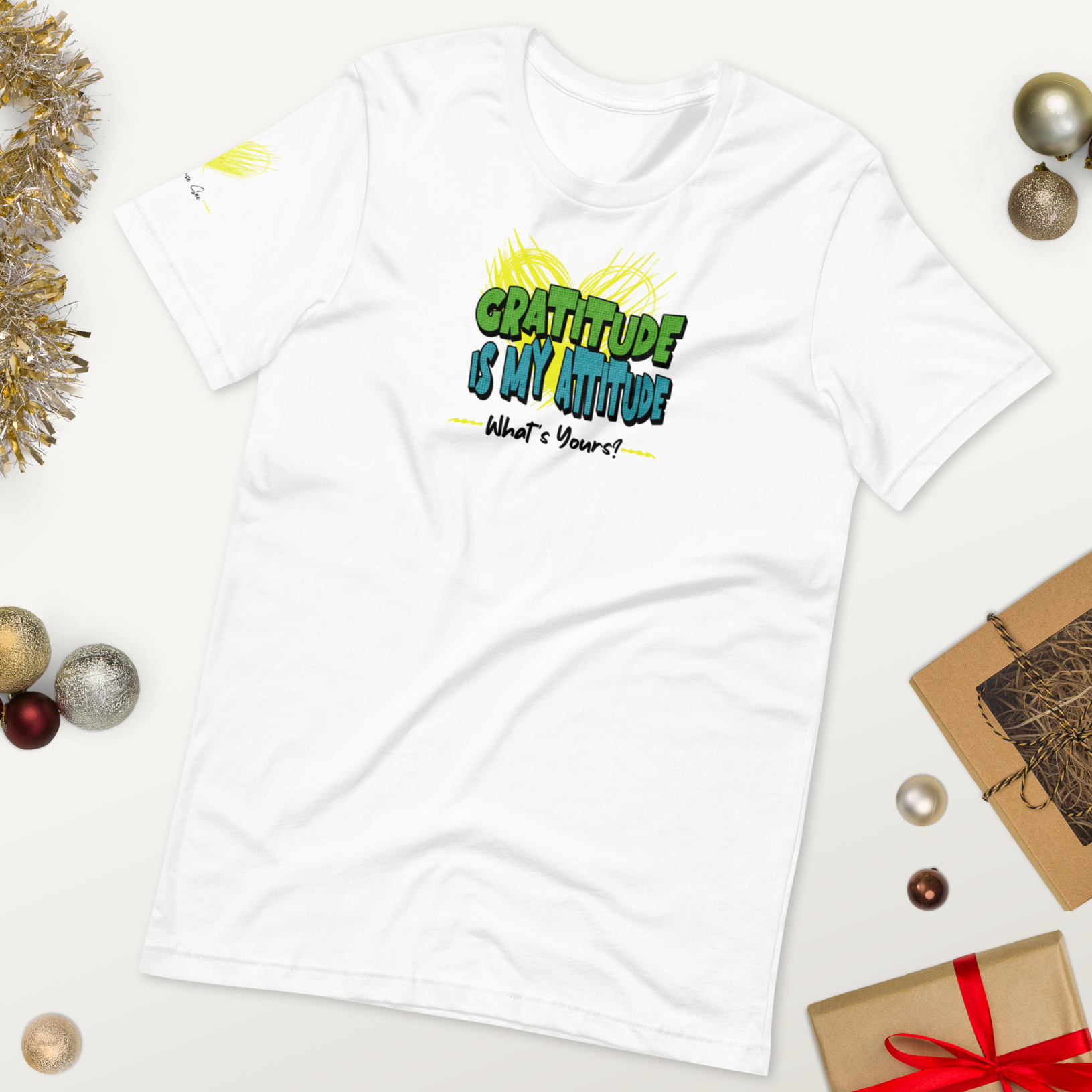 Gratitude Attitude T-shirt (5 color options) S-2X