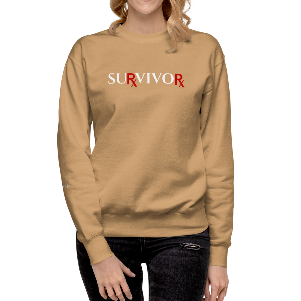 STRONG, BRAVE, and COURAGEOUS BIG PHARMA SURVIVOR Unisex Sweatshirt (S-2X) 5 COLORS