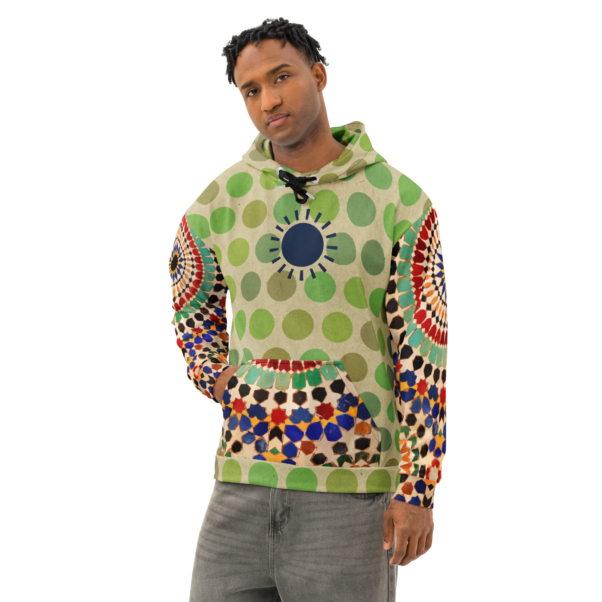 Tapestry Dot Hoodie (S-2X)