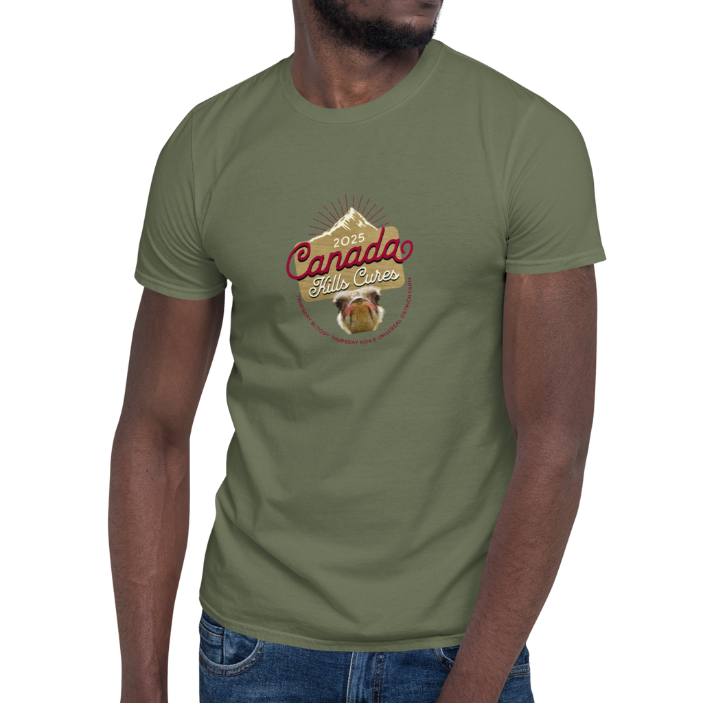 Canada Kills Cures t-shirt for charity (6 color options) S-2X