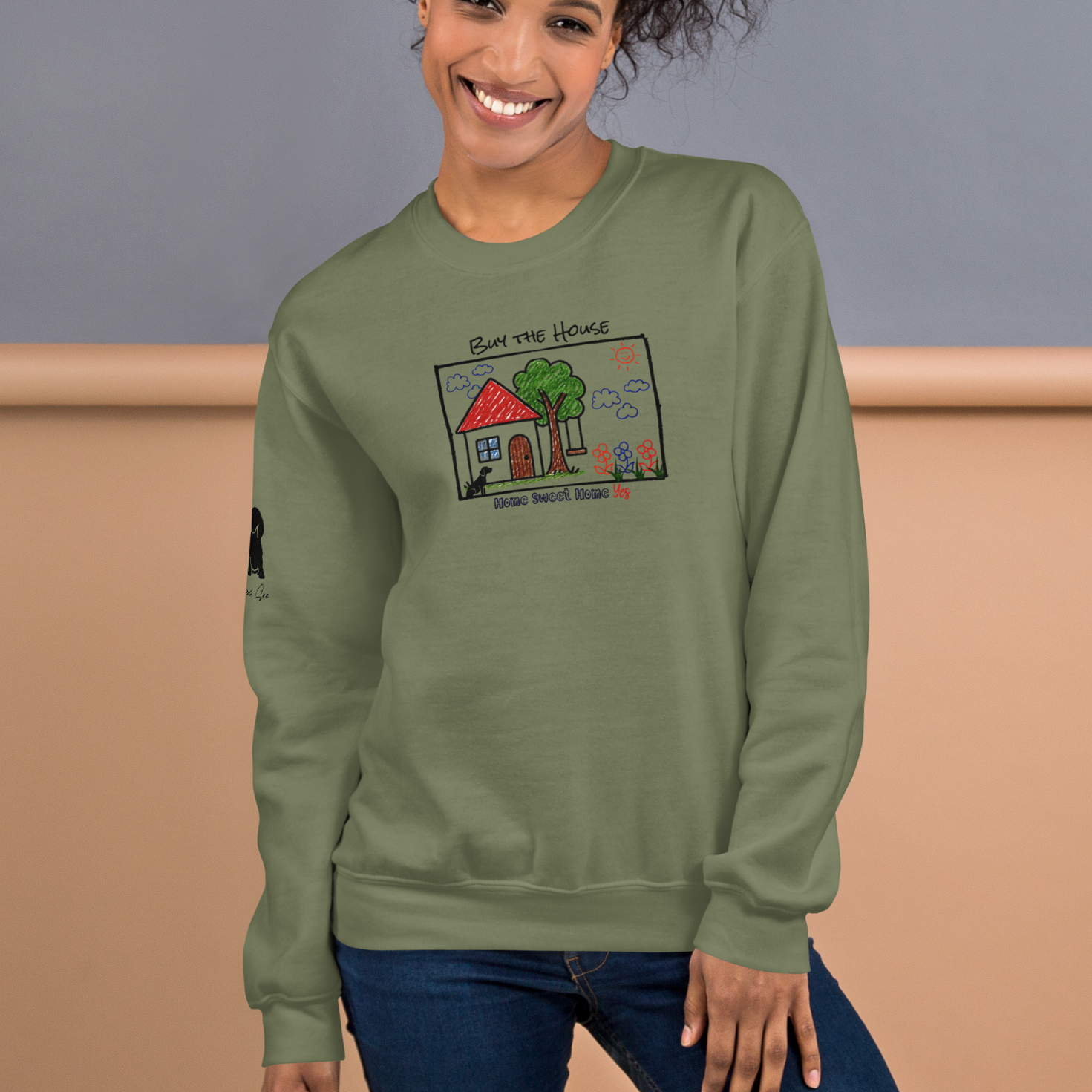 Buy the House sweatshirt (3 color options) S-2X