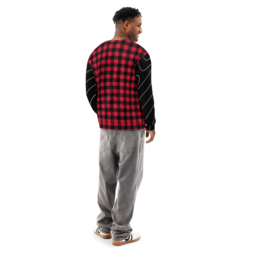 Plaid Star Sweatshirt (S-2X)