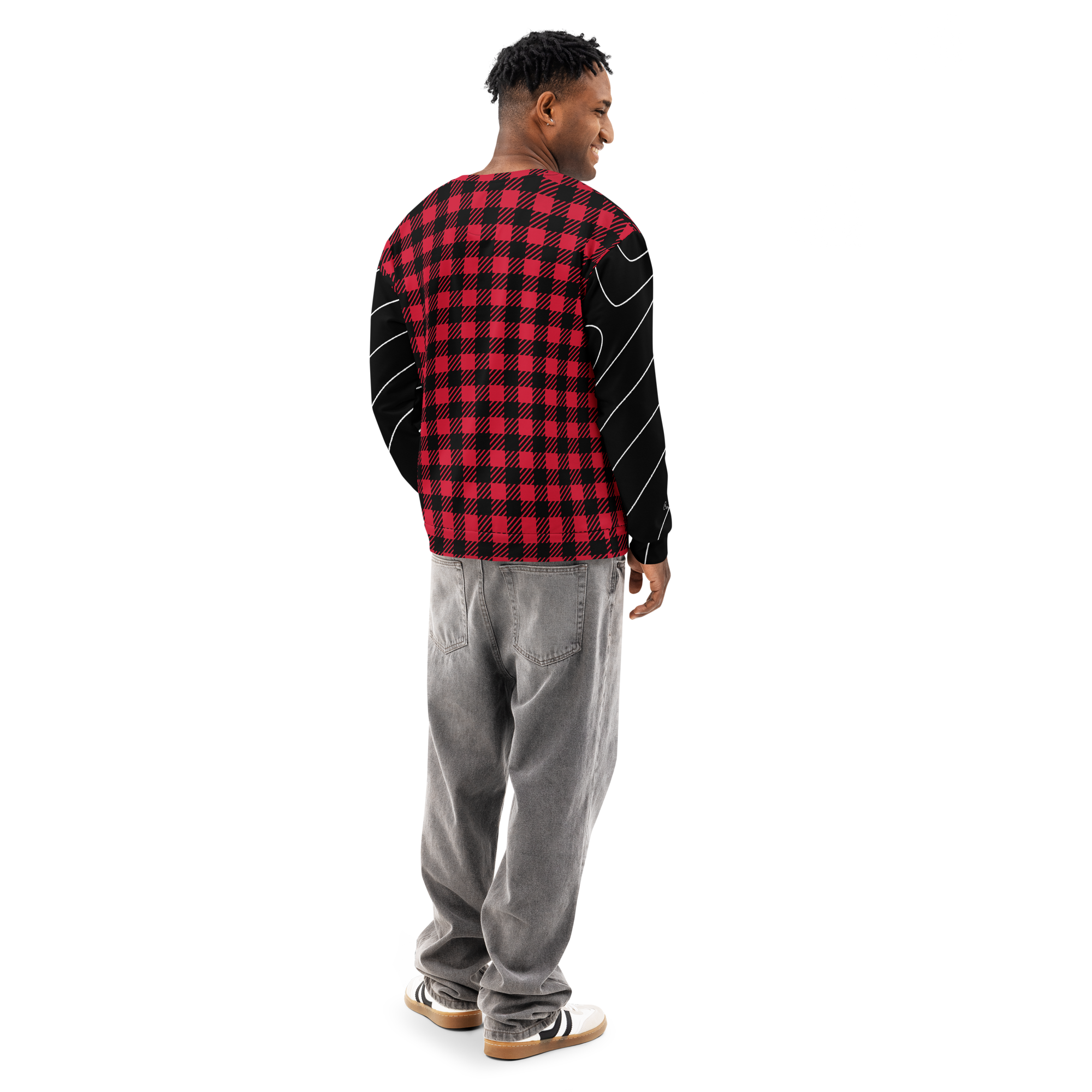 Plaid Star Sweatshirt (S-2X)