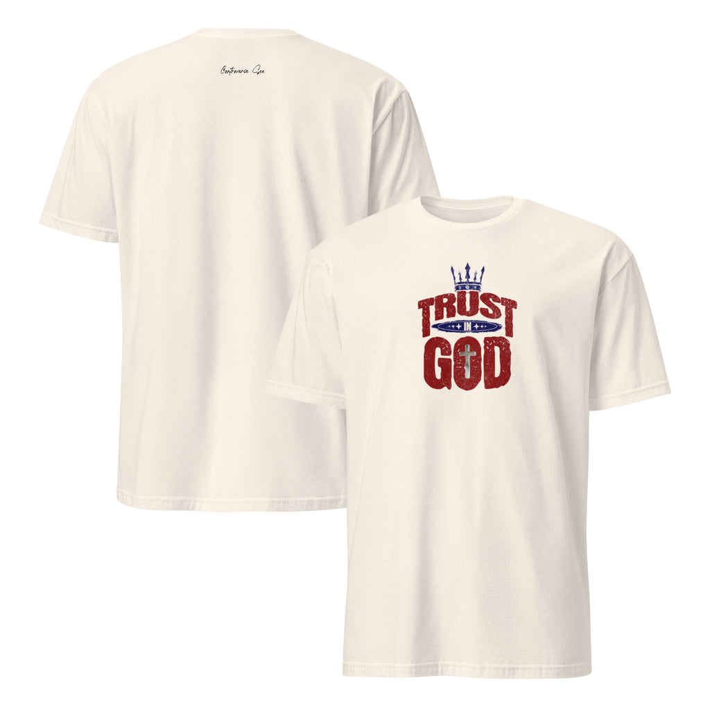 Trust in God Cross & Crown T-Shirt (5 color options) S-2X