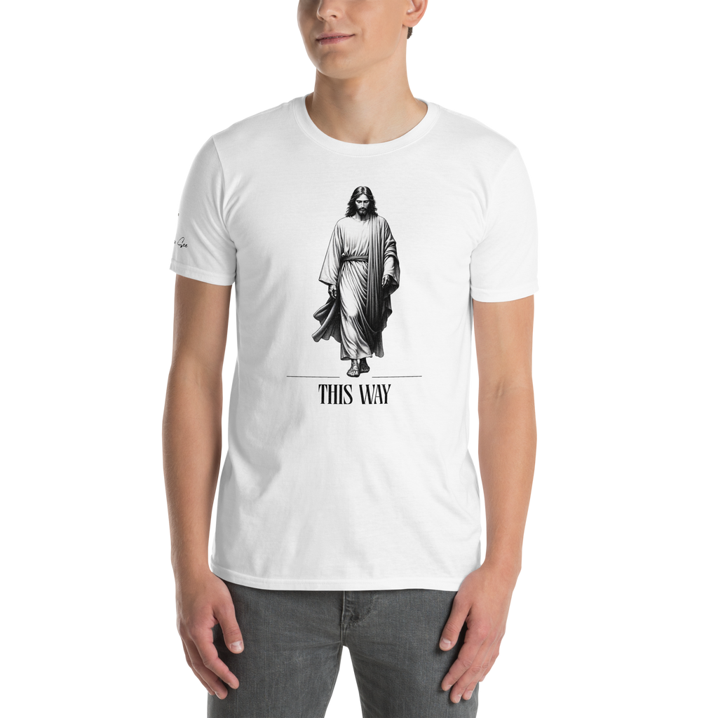 Religiously, Faithfully Following Jesus This Way Unisex T-shirt (S-2X) 3 COLORS