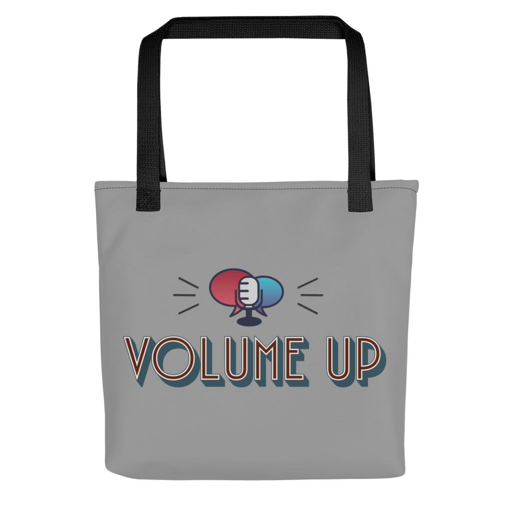Retro, Vibrant, and Empowering Signature VOLUME UP All-Ages Tote Bag - 2 COLORS